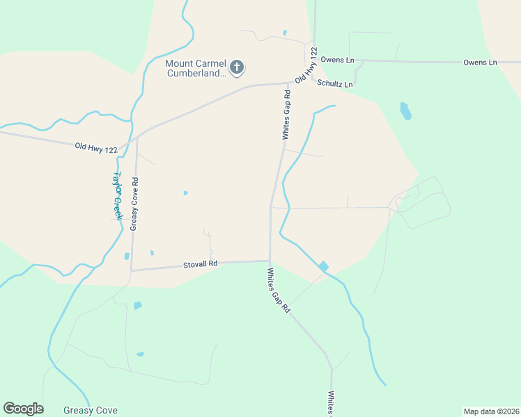 map of restaurants, bars, coffee shops, grocery stores, and more near 456 Whites Gap Road in Huntland