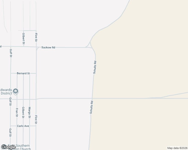 map of restaurants, bars, coffee shops, grocery stores, and more near Schultz Road in North Edwards