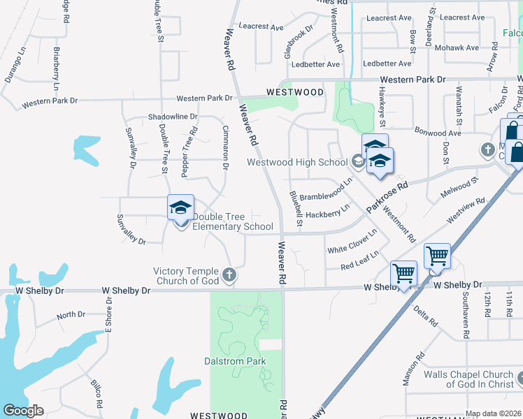 map of restaurants, bars, coffee shops, grocery stores, and more near 1010 Sundown Cove in Memphis