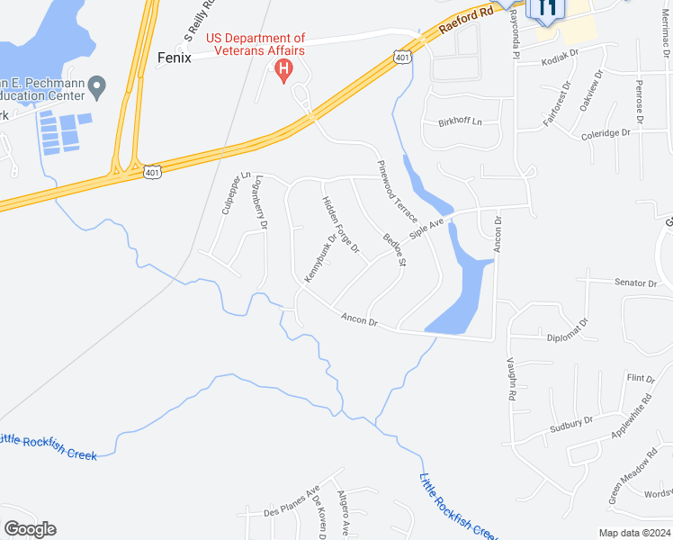map of restaurants, bars, coffee shops, grocery stores, and more near 2008 Caldera Place in Fayetteville