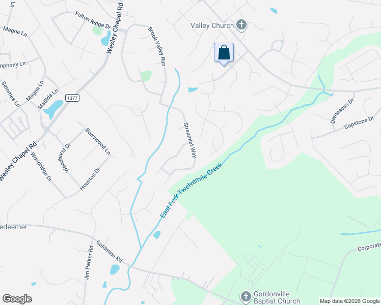 map of restaurants, bars, coffee shops, grocery stores, and more near 3004 Streamlet Way in Monroe