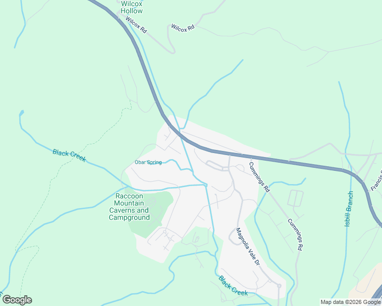 map of restaurants, bars, coffee shops, grocery stores, and more near 762 Outlook Lane in Chattanooga
