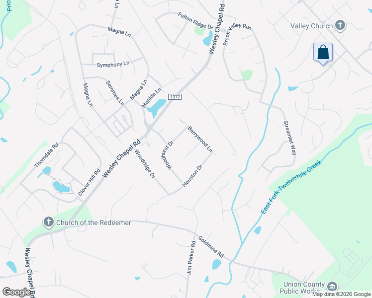 map of restaurants, bars, coffee shops, grocery stores, and more near 1009 Brandon Court in Monroe