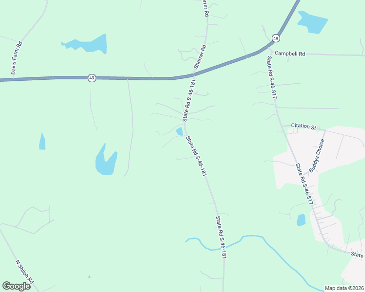 map of restaurants, bars, coffee shops, grocery stores, and more near 101-521 State Road S-46-181 in York