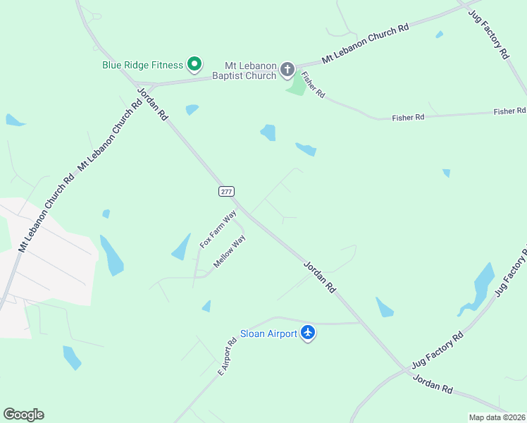 map of restaurants, bars, coffee shops, grocery stores, and more near 2 Claridge Way in Greer