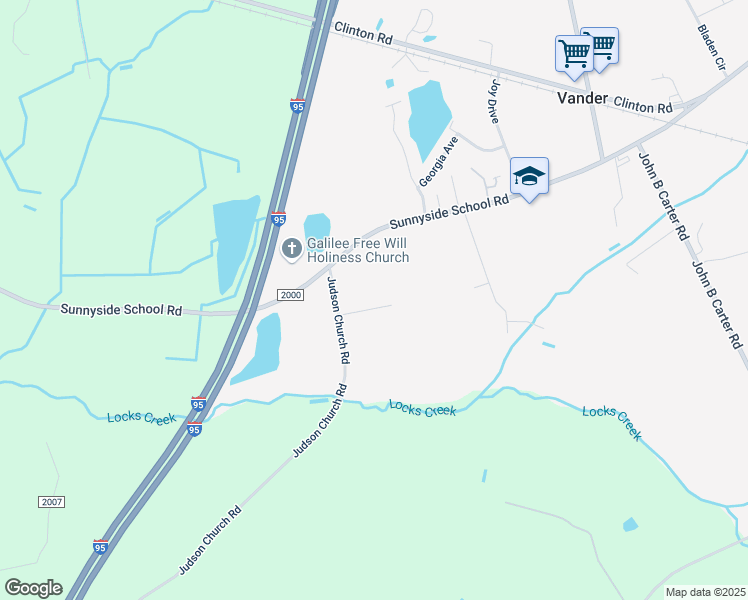 map of restaurants, bars, coffee shops, grocery stores, and more near 2709 Bullard Court in Fayetteville