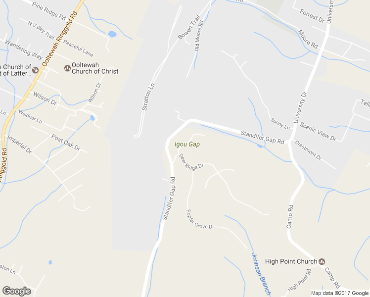 map of restaurants, bars, coffee shops, grocery stores, and more near 2510 Alpine Bluff Trail in Ooltewah