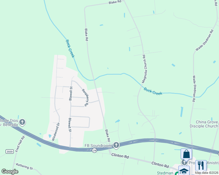 map of restaurants, bars, coffee shops, grocery stores, and more near 6045 Gecko Street in Stedman