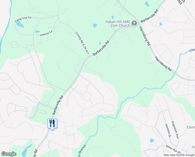 map of restaurants, bars, coffee shops, grocery stores, and more near 10601 Agnes Douglas Rd in Fort Mill