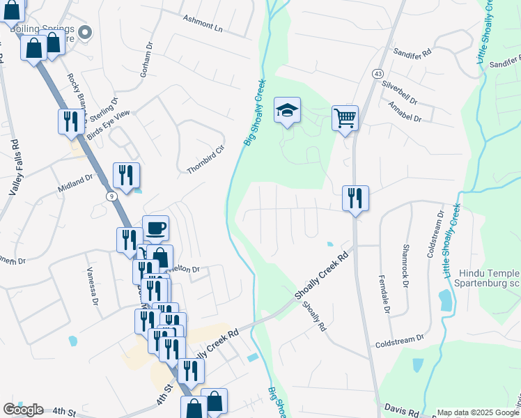 81 Wynbrook Way, Boiling Springs SC Walk Score
