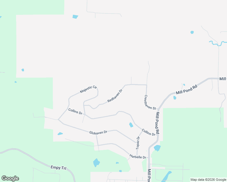 map of restaurants, bars, coffee shops, grocery stores, and more near 2780 Redhaven Drive in Conway