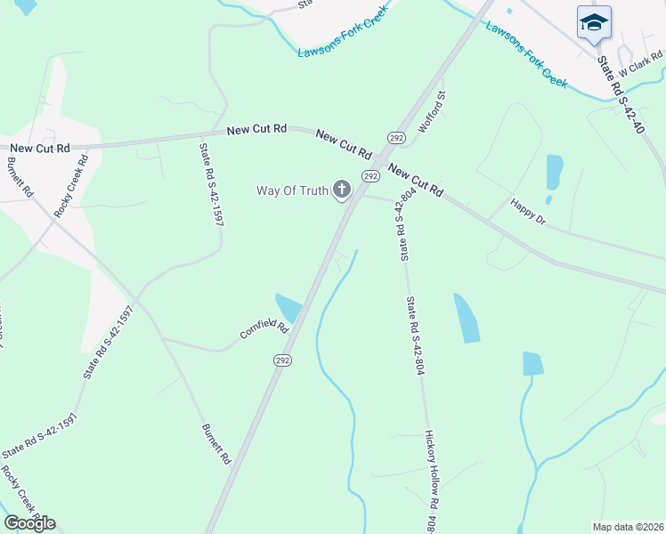 map of restaurants, bars, coffee shops, grocery stores, and more near 795 Lyman Road in Inman