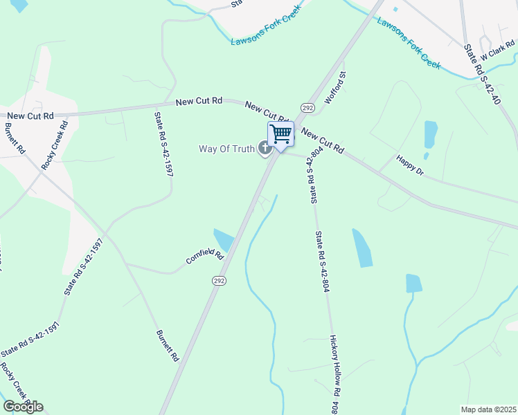 map of restaurants, bars, coffee shops, grocery stores, and more near 795 Lyman Road in Inman