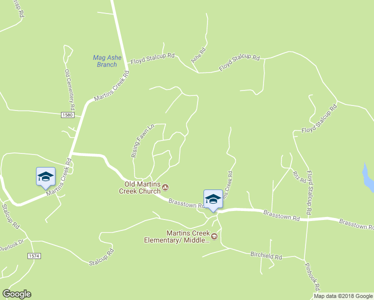 map of restaurants, bars, coffee shops, grocery stores, and more near 155 Serenity Pointe Drive in Murphy
