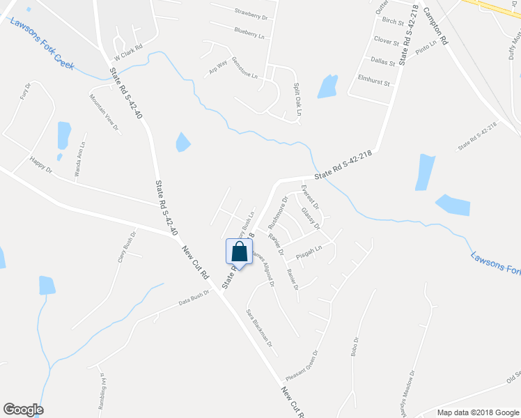 map of restaurants, bars, coffee shops, grocery stores, and more near 336 East Story Bush Lane in Inman