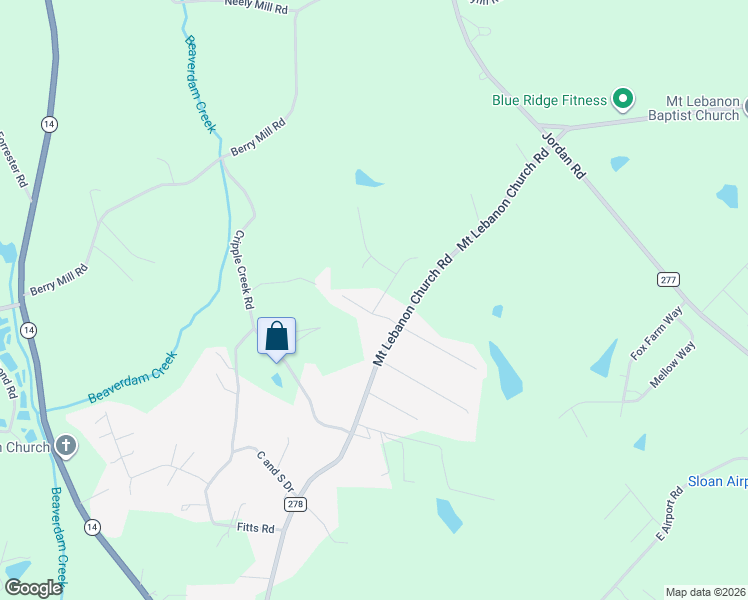 map of restaurants, bars, coffee shops, grocery stores, and more near 113 Broadmar Farms Court in Greer