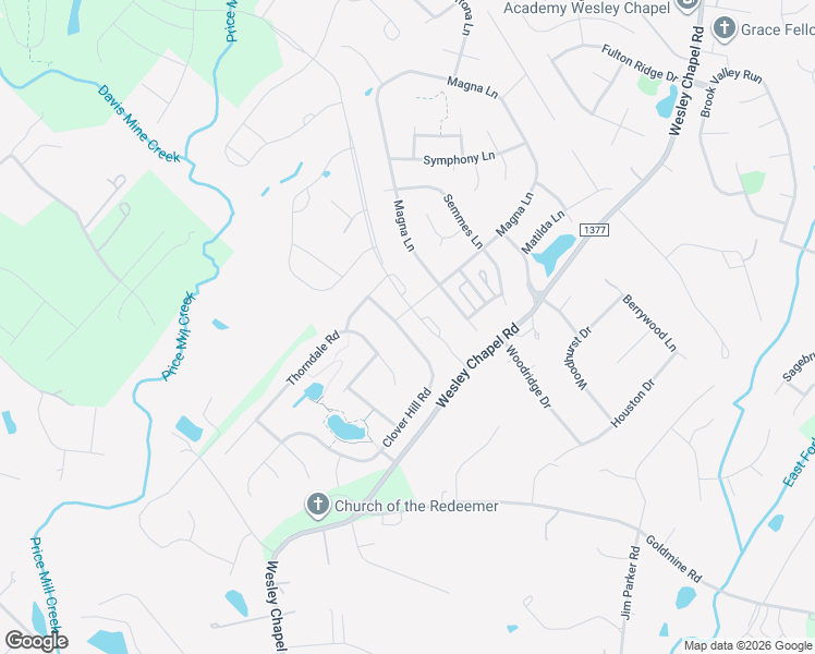 map of restaurants, bars, coffee shops, grocery stores, and more near 2005 Clover Hill Road in Indian Trail