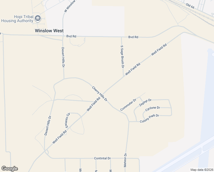 map of restaurants, bars, coffee shops, grocery stores, and more near 4262 Well Field Road in Winslow