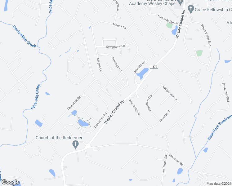 map of restaurants, bars, coffee shops, grocery stores, and more near 1009 Magna Lane in Indian Trail