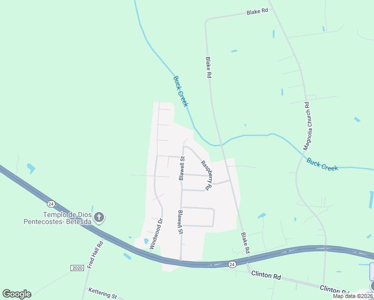 map of restaurants, bars, coffee shops, grocery stores, and more near 949 Raspberry Road in Stedman