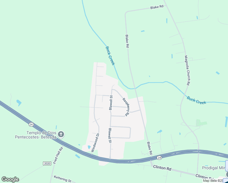 map of restaurants, bars, coffee shops, grocery stores, and more near 949 Raspberry Road in Stedman