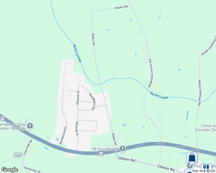 map of restaurants, bars, coffee shops, grocery stores, and more near 6045 Gecko Street in Stedman