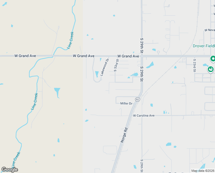 map of restaurants, bars, coffee shops, grocery stores, and more near 3312 West Montana Avenue in Chickasha