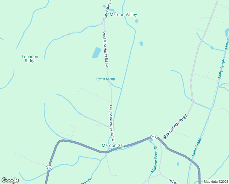 map of restaurants, bars, coffee shops, grocery stores, and more near 3857 Lead Mine Valley Road Southwest in Cleveland