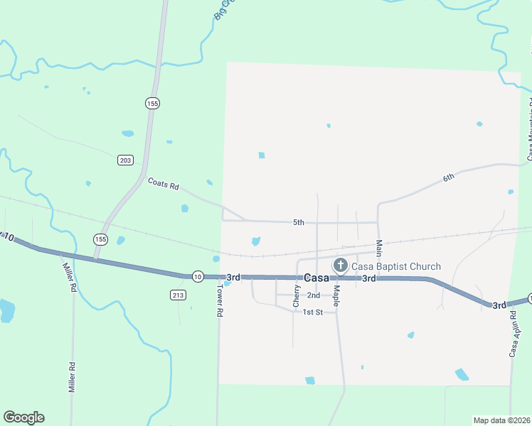 map of restaurants, bars, coffee shops, grocery stores, and more near 614 5th Street in Casa