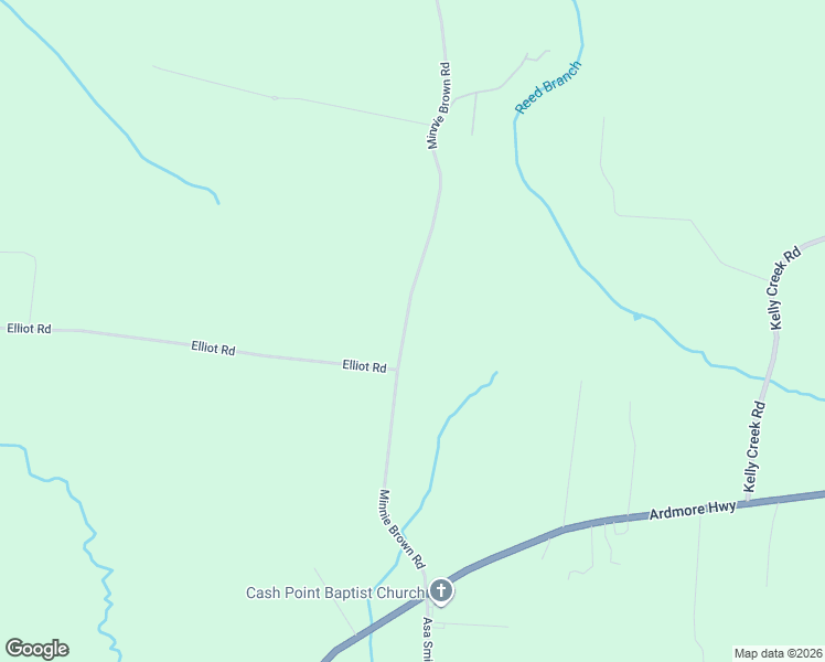 map of restaurants, bars, coffee shops, grocery stores, and more near 69 Minnie Brown Road in Ardmore