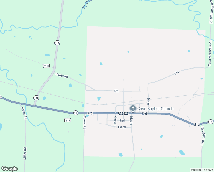 map of restaurants, bars, coffee shops, grocery stores, and more near 614 5th in Casa