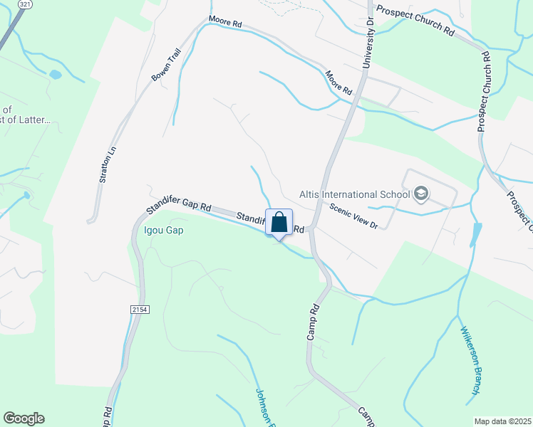 map of restaurants, bars, coffee shops, grocery stores, and more near 10063 Standifer Gap Road in Ooltewah