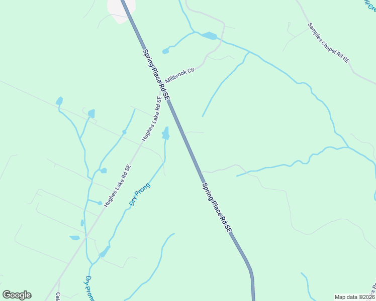 map of restaurants, bars, coffee shops, grocery stores, and more near 6604 Spring Place Road Southeast in Cleveland