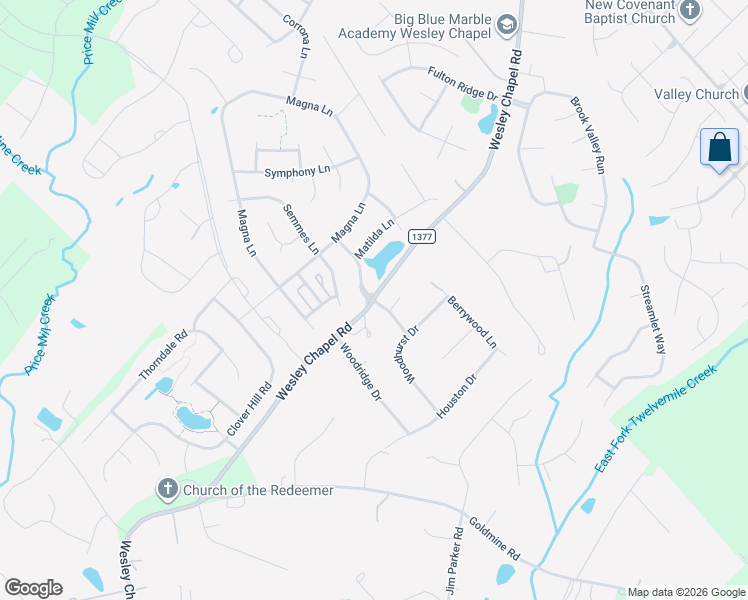 map of restaurants, bars, coffee shops, grocery stores, and more near Tanglewood Drive in Lake Park