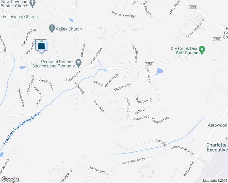 map of restaurants, bars, coffee shops, grocery stores, and more near 4613 Capstone Drive in Monroe