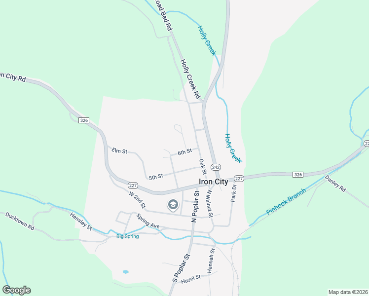 map of restaurants, bars, coffee shops, grocery stores, and more near 46 6th St in Iron City