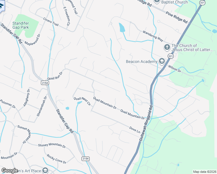 map of restaurants, bars, coffee shops, grocery stores, and more near 9113 Quail Run Drive in Chattanooga