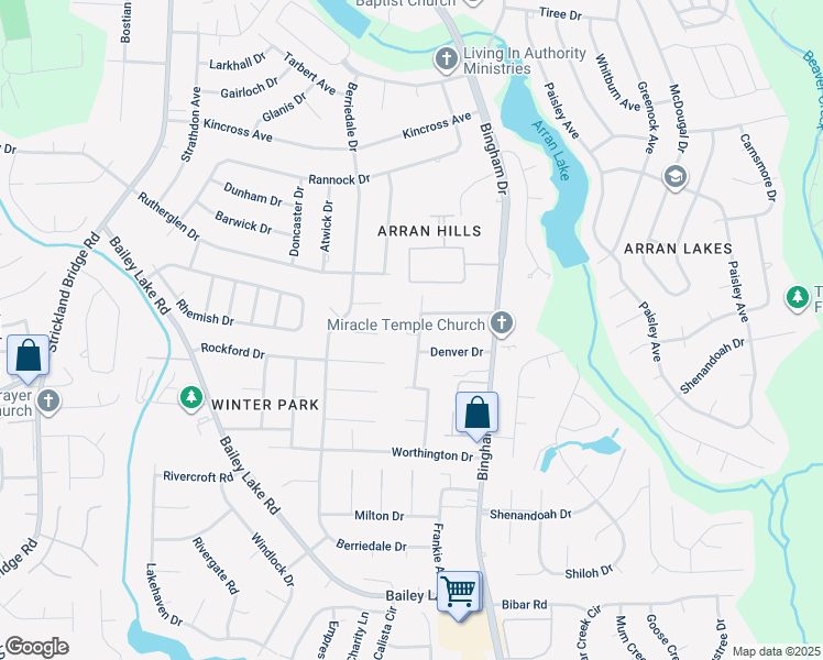 map of restaurants, bars, coffee shops, grocery stores, and more near 1408 Delmar Street in Fayetteville