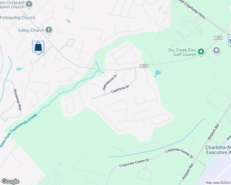 map of restaurants, bars, coffee shops, grocery stores, and more near 4613 Capstone Drive in Monroe