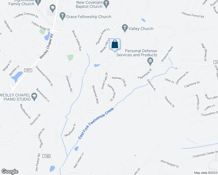 map of restaurants, bars, coffee shops, grocery stores, and more near 2010 Salmon River Drive in Monroe