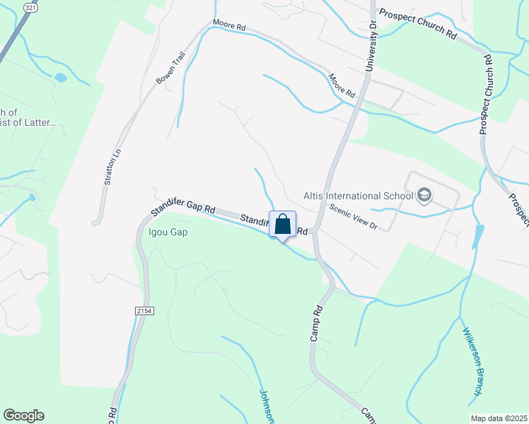 map of restaurants, bars, coffee shops, grocery stores, and more near 10063 Standifer Gap Road in Ooltewah