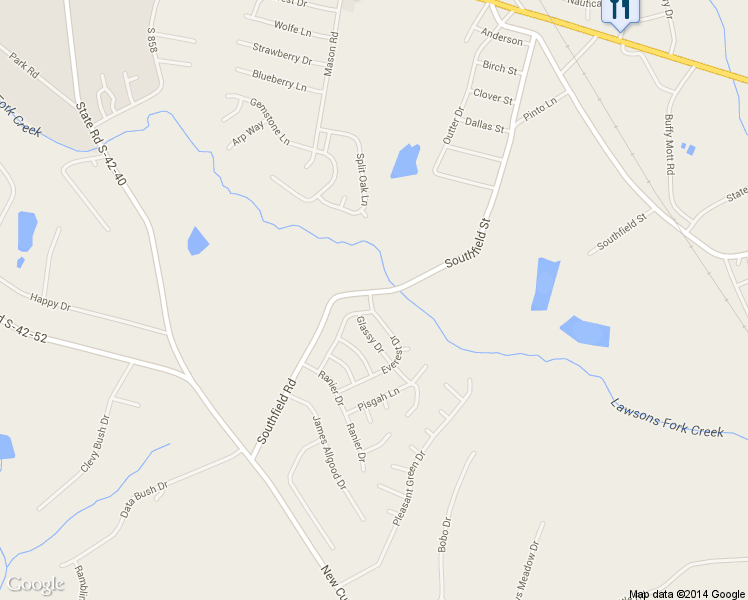 map of restaurants, bars, coffee shops, grocery stores, and more near 101 Everest Dr in Inman