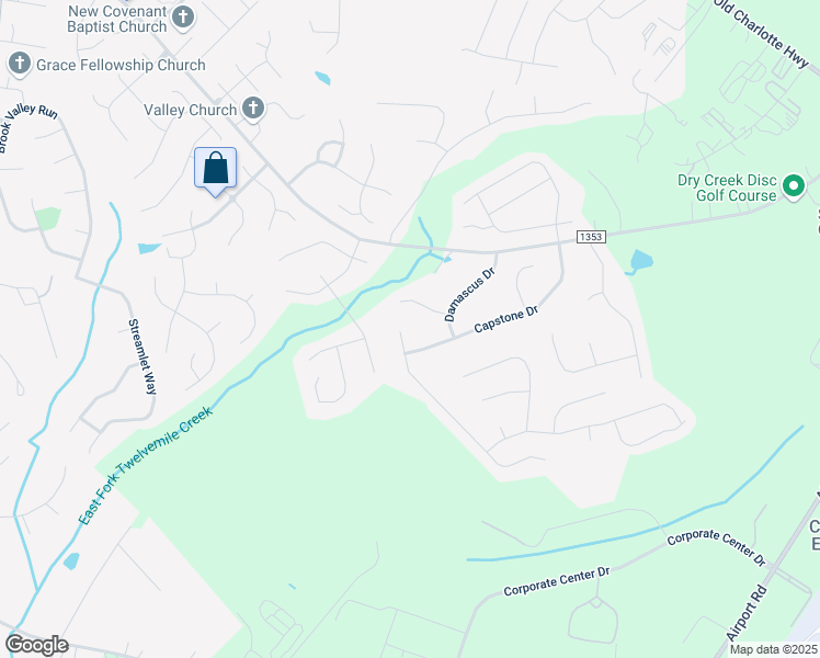 map of restaurants, bars, coffee shops, grocery stores, and more near 2308 Genesis Drive in Monroe