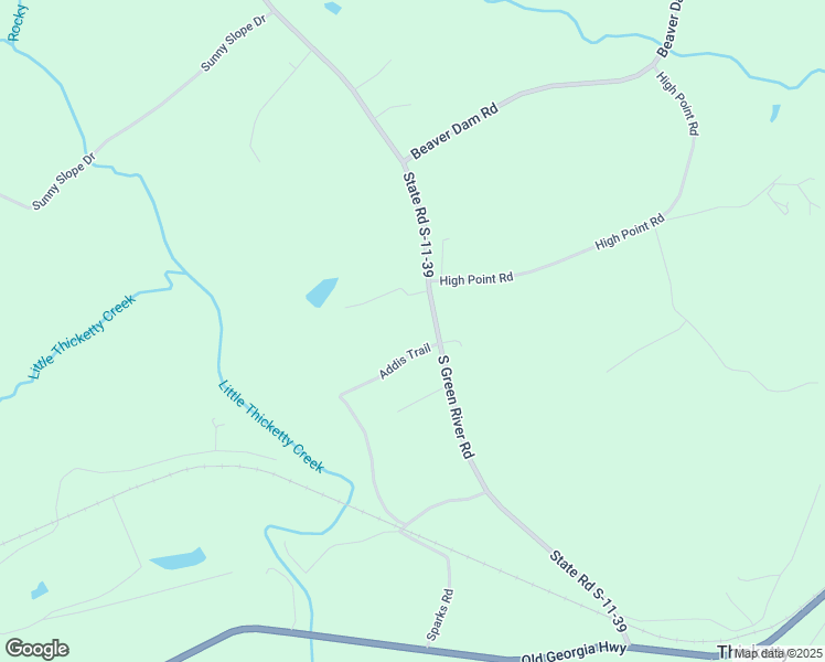 map of restaurants, bars, coffee shops, grocery stores, and more near 717 South Green River Road in Gaffney