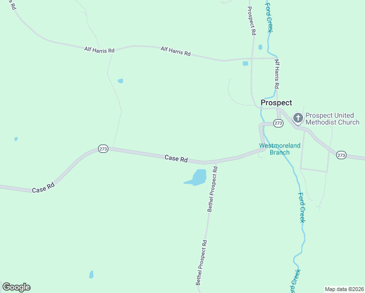 map of restaurants, bars, coffee shops, grocery stores, and more near 806 Case Road in Prospect