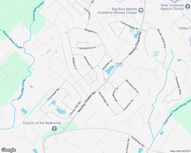 map of restaurants, bars, coffee shops, grocery stores, and more near 1015 Semmes Lane in Indian Trail