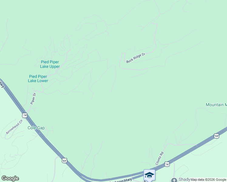 map of restaurants, bars, coffee shops, grocery stores, and more near 311 Treehouse Trail in Murphy