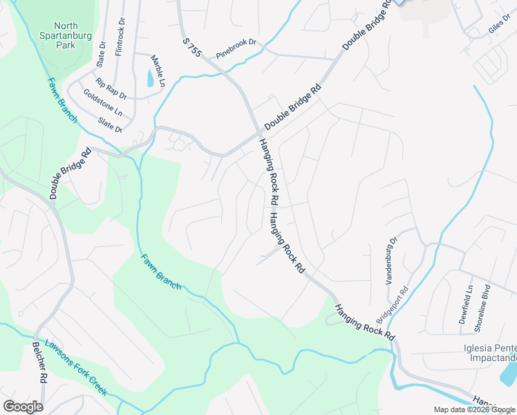 map of restaurants, bars, coffee shops, grocery stores, and more near 696 Hanging Rock Road in Boiling Springs