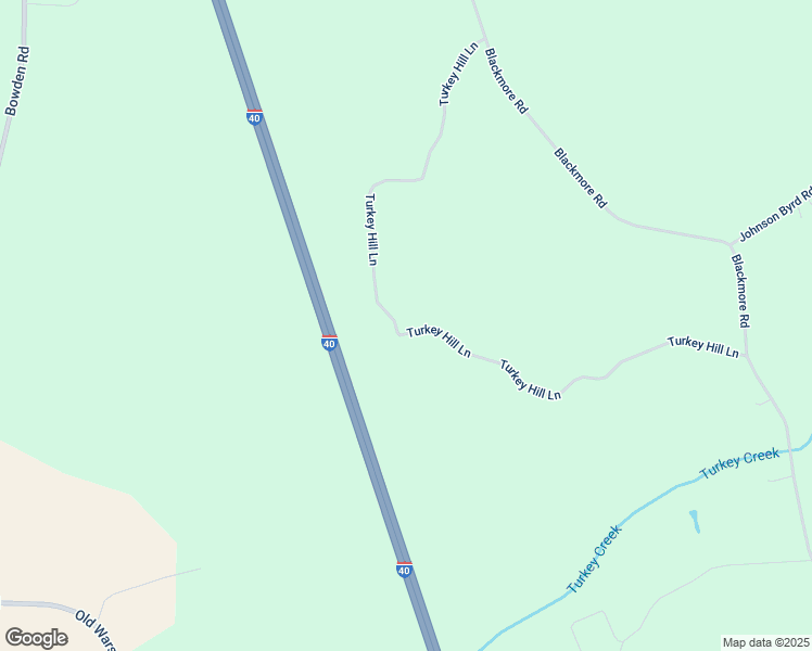 map of restaurants, bars, coffee shops, grocery stores, and more near 290 Turkey Hill Lane in Warsaw
