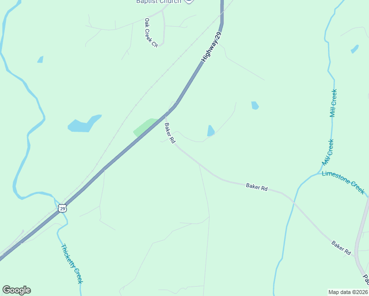 map of restaurants, bars, coffee shops, grocery stores, and more near 131 Baker Road in Gaffney